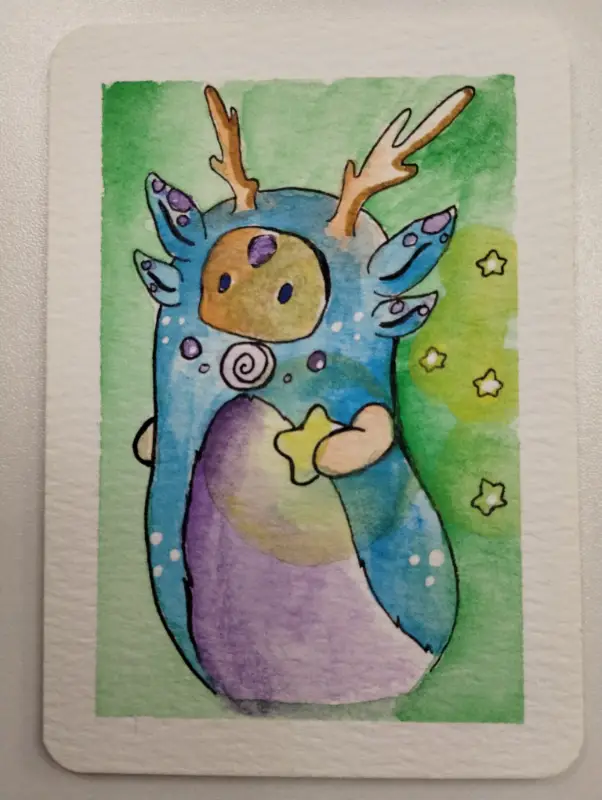 Star Guide aceo art card