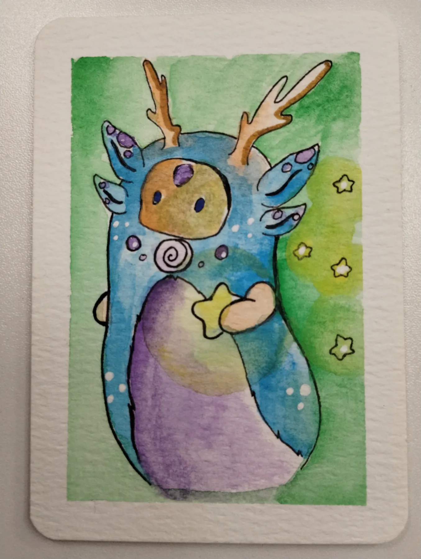 Star Guide aceo art card