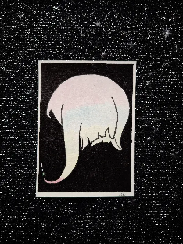Lucy, Cyberpunk Edgerunners aceo art card