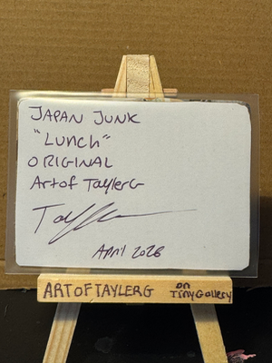 Lunch aceo art card thumbnail 2