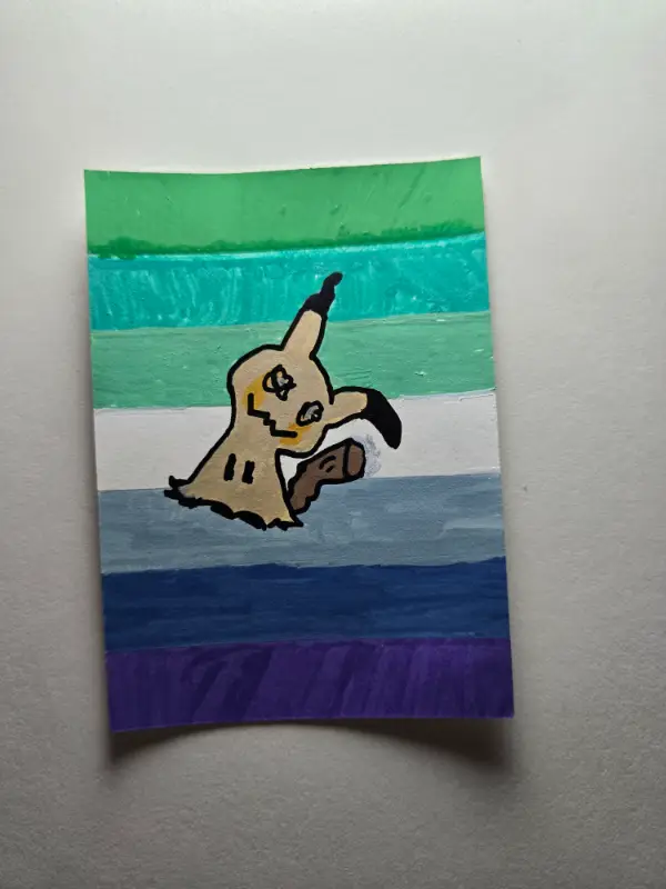 Mimikyu #9 aceo art card