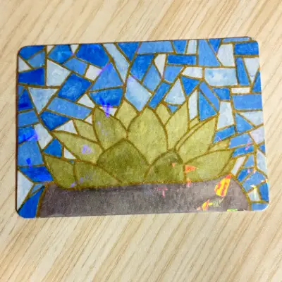 Pot Head aceo art card thumbnail 1