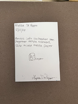 Goose aceo art card thumbnail 2