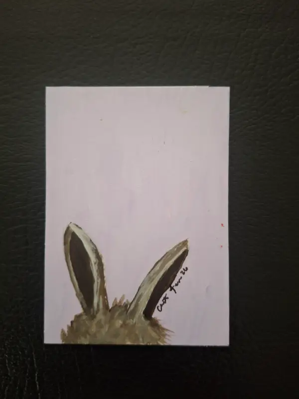 All ears aceo art card