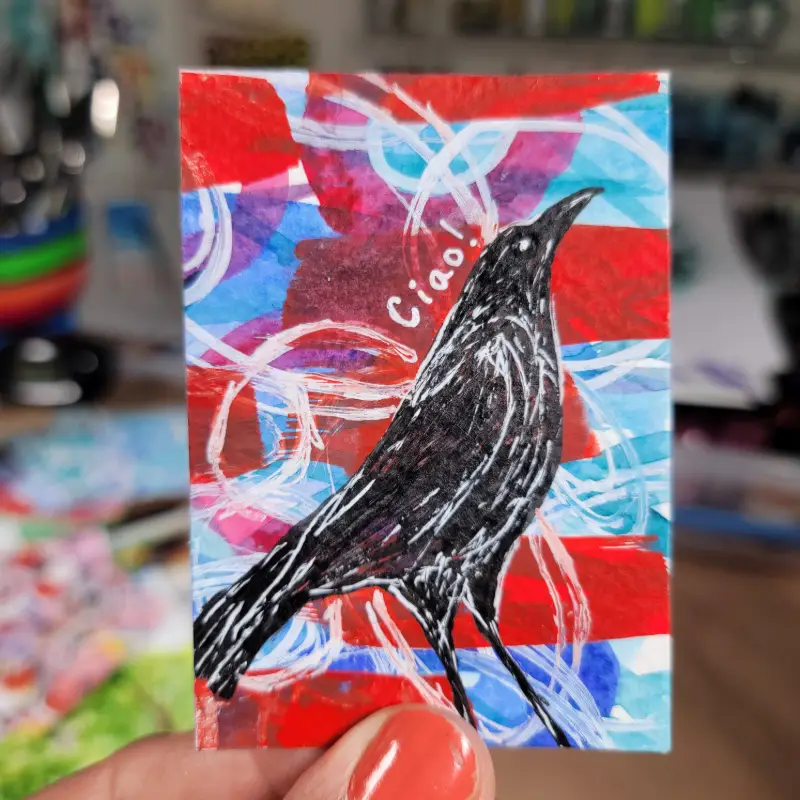 ciao! aceo art card