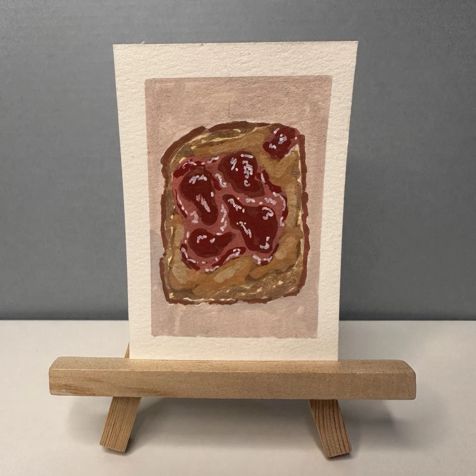 Peanutbutter Jelly Time aceo art card