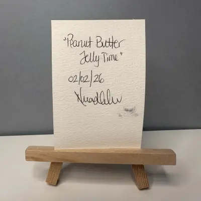 Peanutbutter Jelly Time aceo art card thumbnail 2