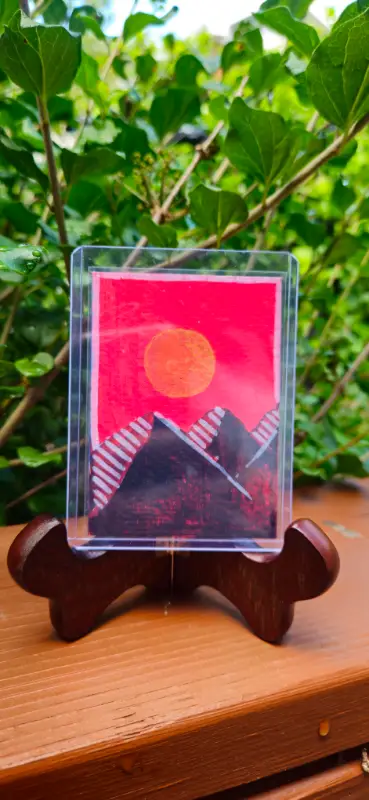 Sun Flare aceo art card