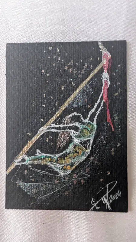 A Sense of Flying aceo art card