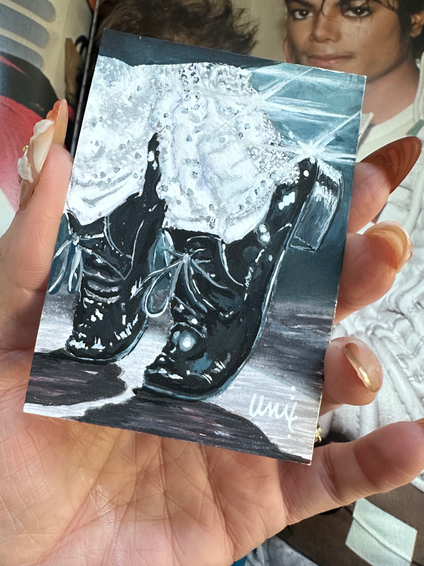 “The Stance” aceo art card