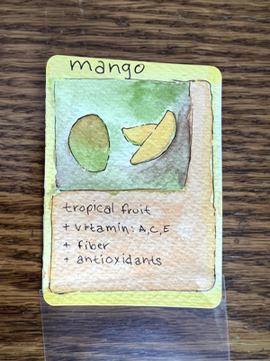 Mango 1/99 aceo art card thumbnail 1