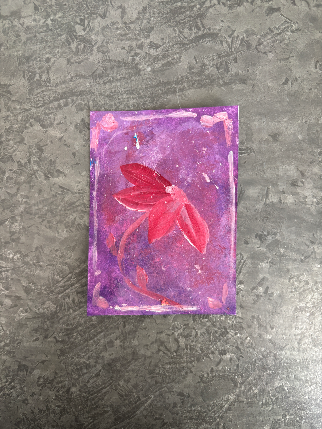 “Eurydice” Flower Series 5/11 By Allie Grace aceo art card