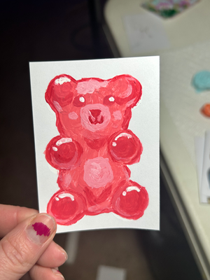 Bite me :) aceo art card thumbnail 2