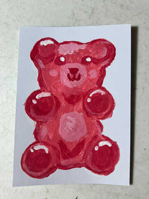 Bite me :) aceo art card thumbnail 1