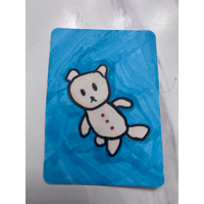 Cinnamaroll’s teddy bear aceo art card thumbnail 1