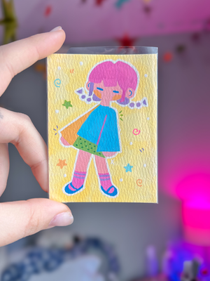 penelope posie 🌀🌟 aceo art card thumbnail 2
