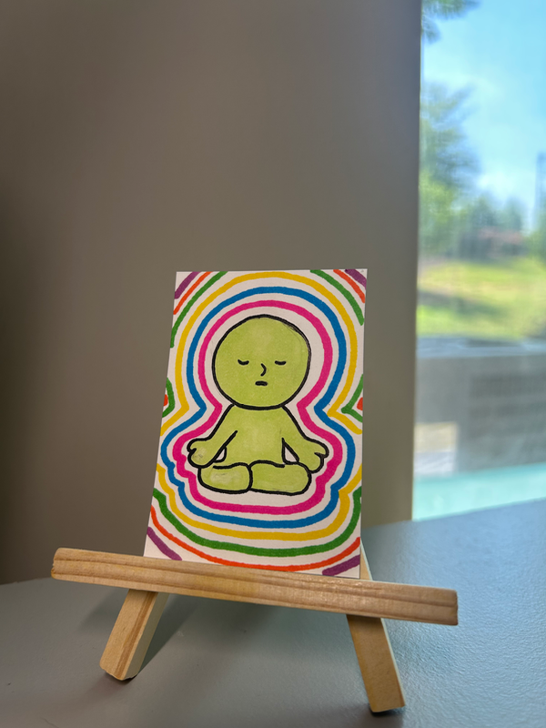 tranquil smiski aceo art card