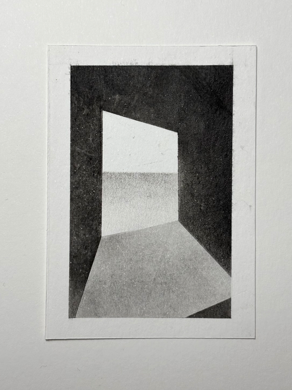 Polaroids from the Void (2/5) aceo art card