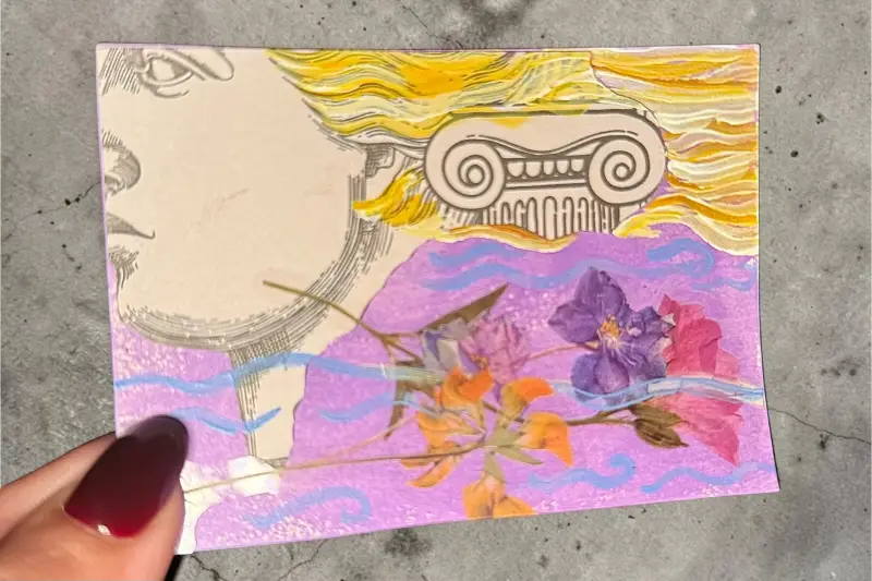 Summer Breeze aceo art card