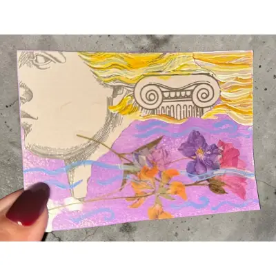 Summer Breeze aceo art card thumbnail 1