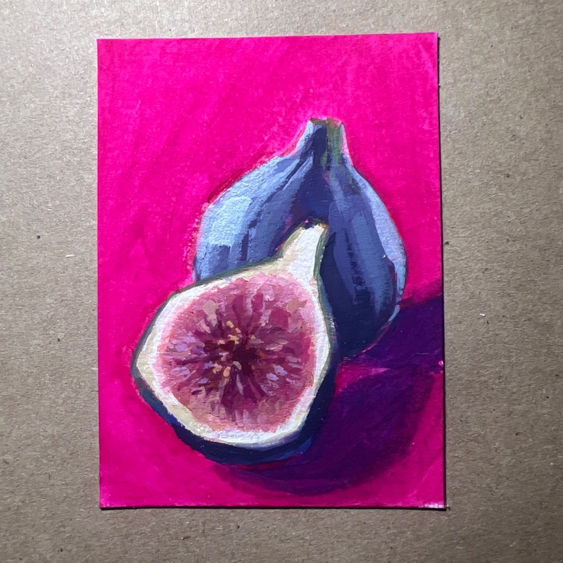 Figs aceo art card