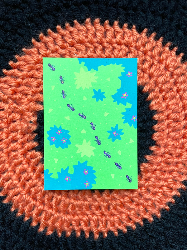 Its a Small World 2/3 aceo art card