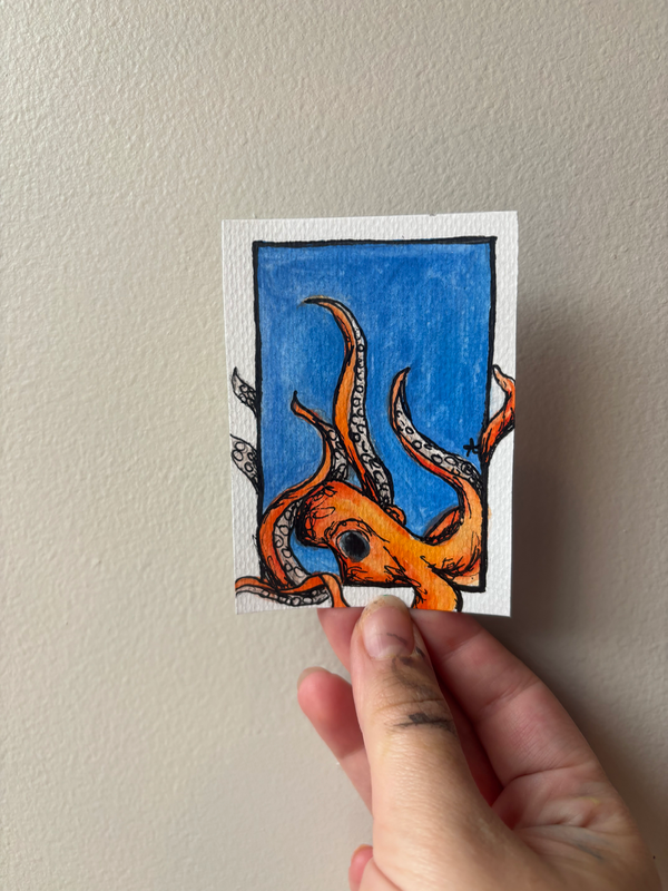 Escaping aceo art card