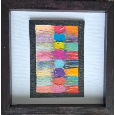 Color Blend aceo art card thumbnail 1