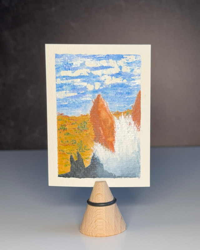 Desert Vista aceo art card