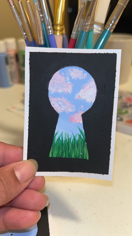 The Way Home aceo art card