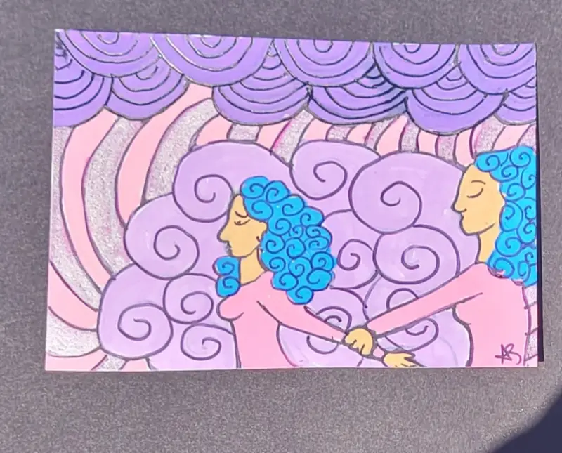 Fruits of the spirit 6/9 - Self Control aceo art card