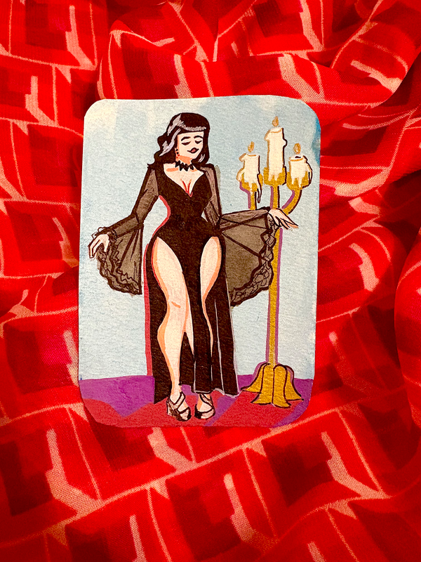 In The Night aceo art card