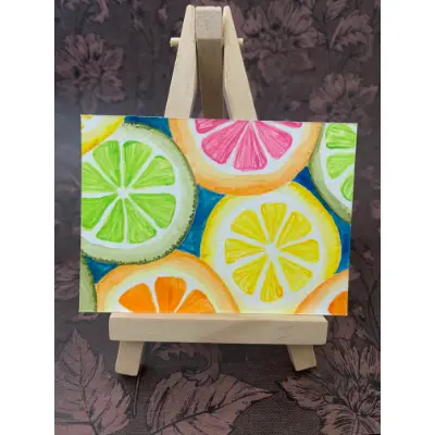 Citrus Dream 1 of 2 aceo art card thumbnail 1