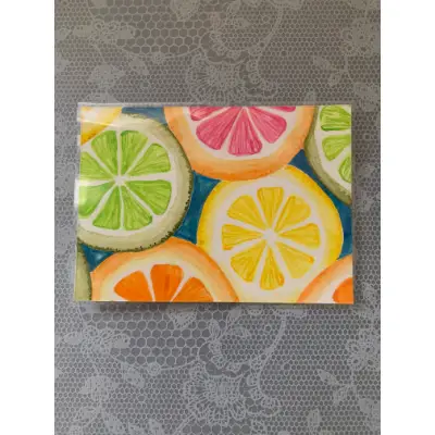 Citrus Dream 1 of 2 aceo art card thumbnail 2