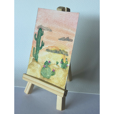 Homeward Glow aceo art card thumbnail 1