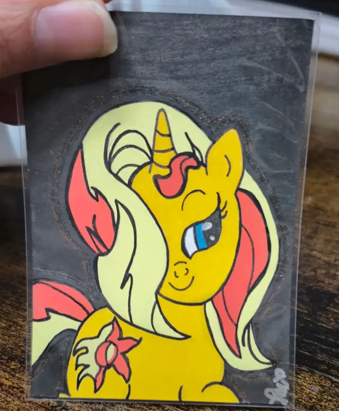 My Little Pony- Sunset Shimmer aceo art card