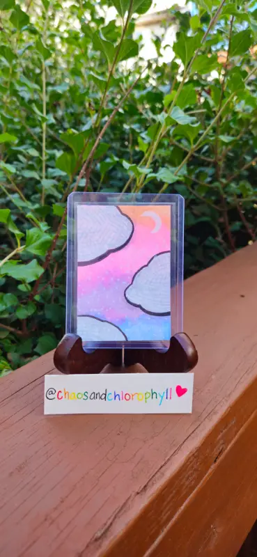 Candy Skies aceo art card
