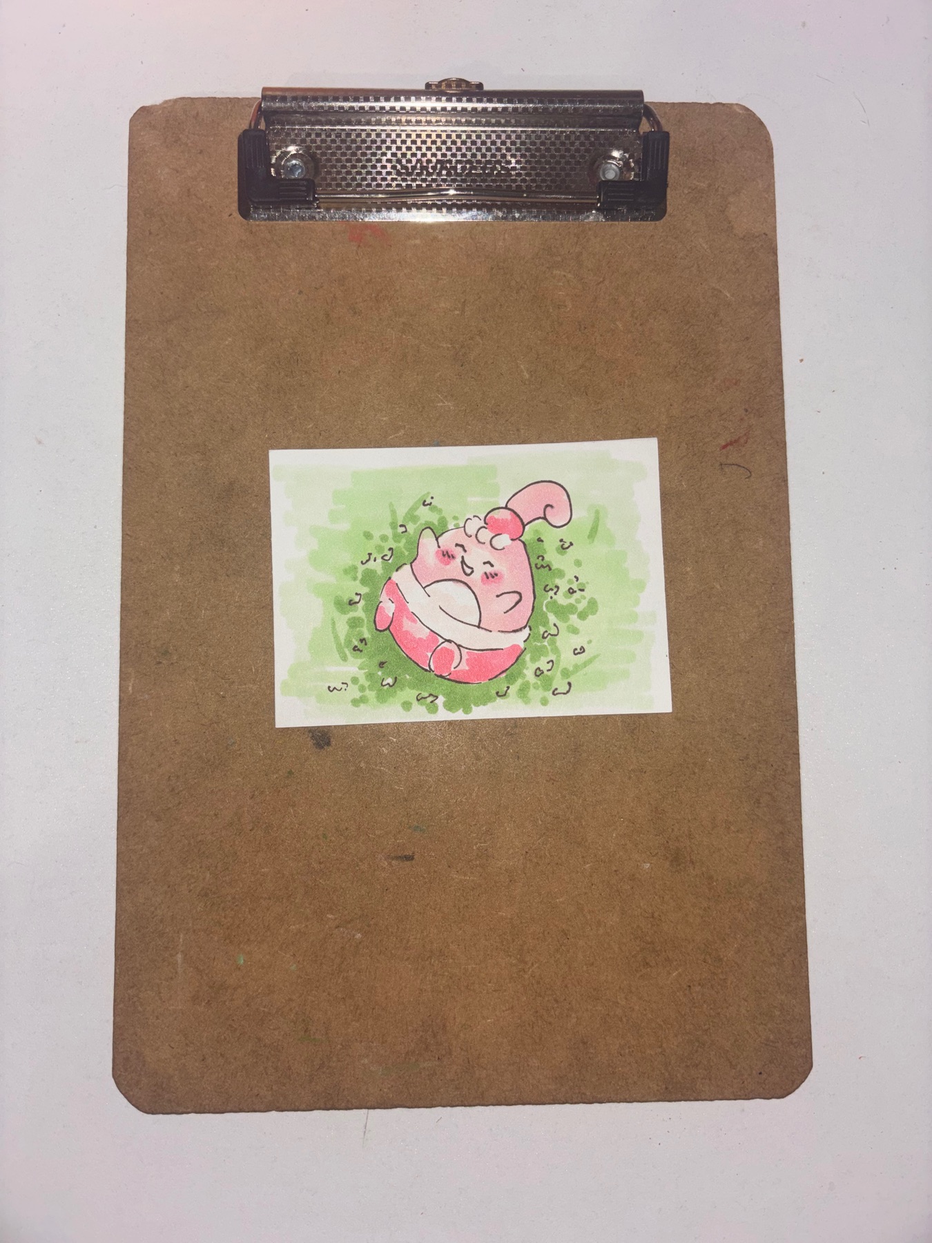 “Happiny” Pokemon aceo art card