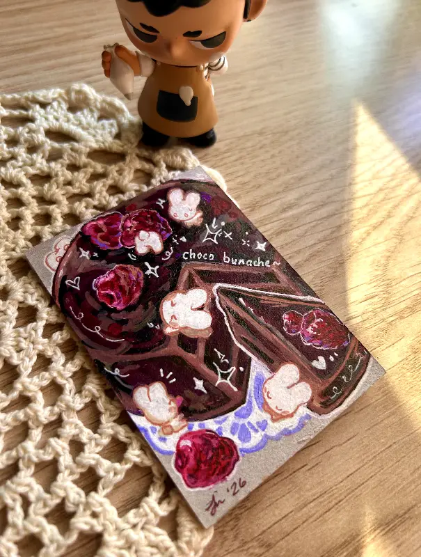 choco bunache ~ aceo art card