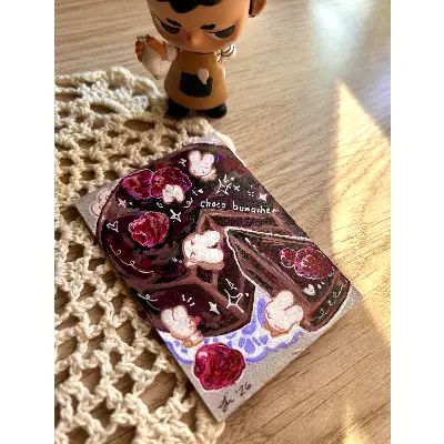 choco bunache ~ aceo art card thumbnail 1