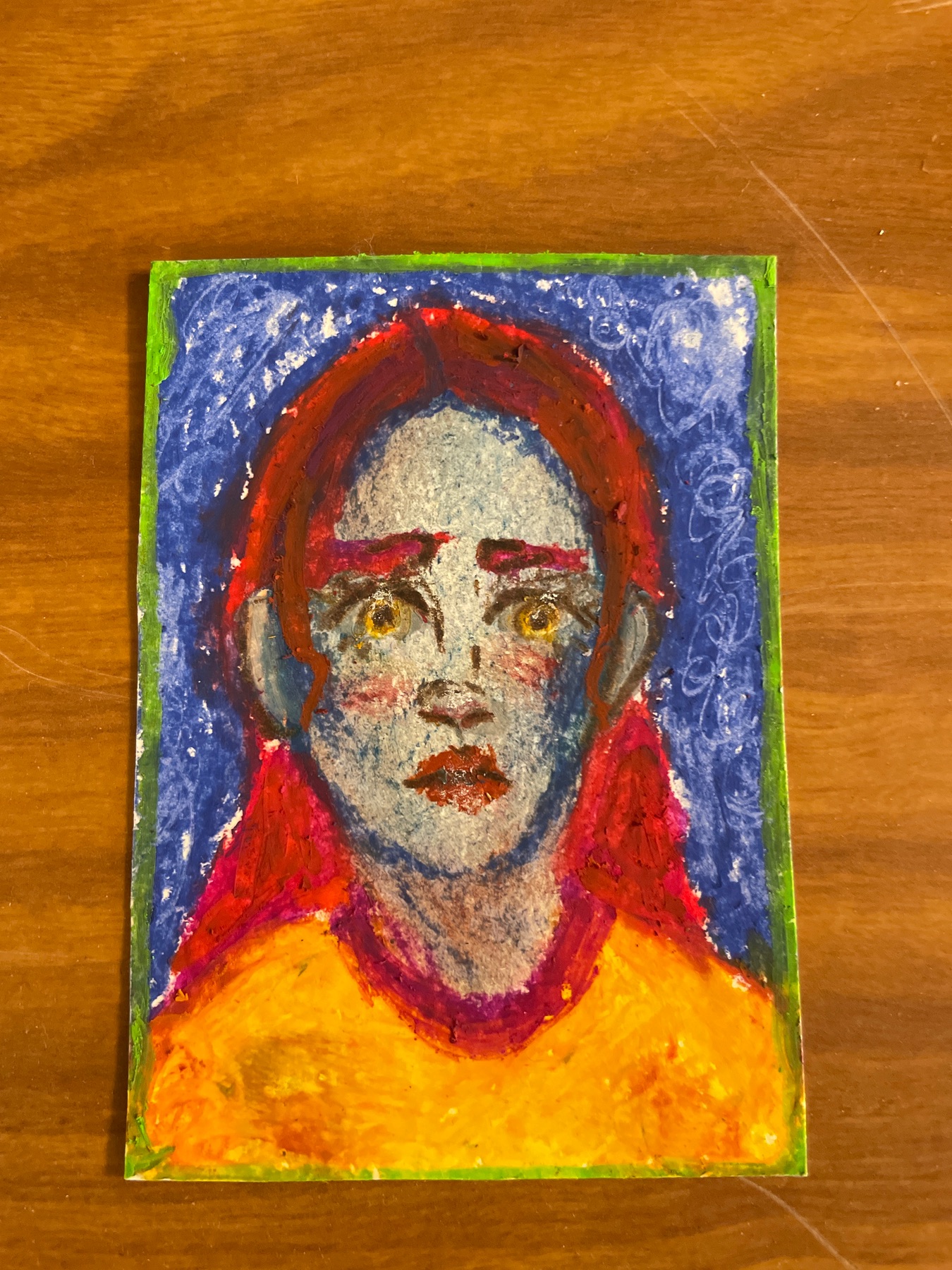 Feeling ill aceo art card