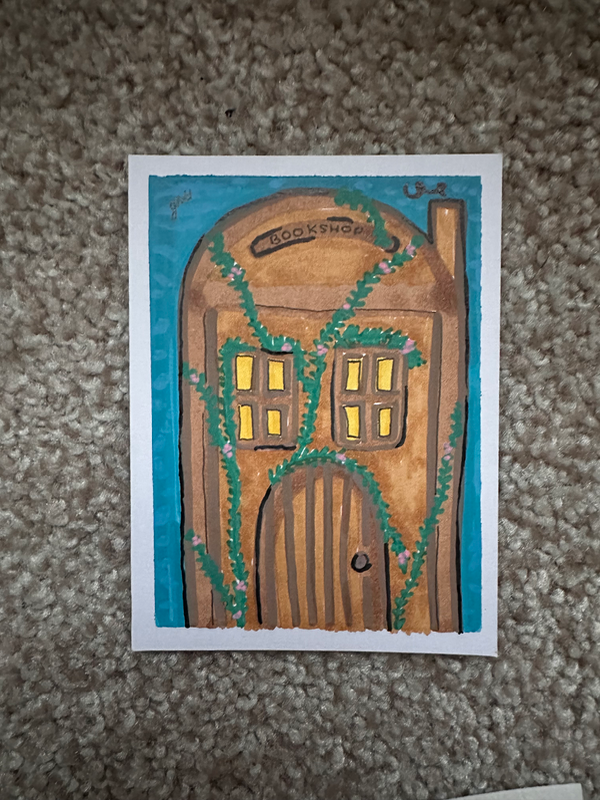 The Bookshop aceo art card