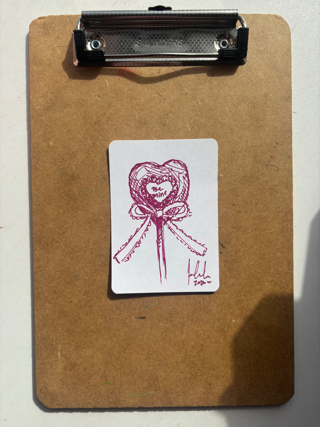 “Be Mine” Valentines Day special aceo art card