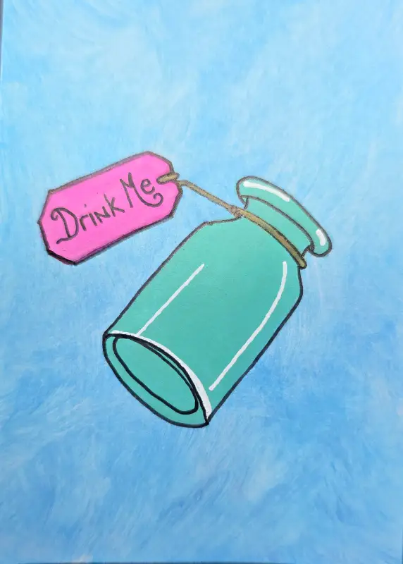 Just one sip... aceo art card