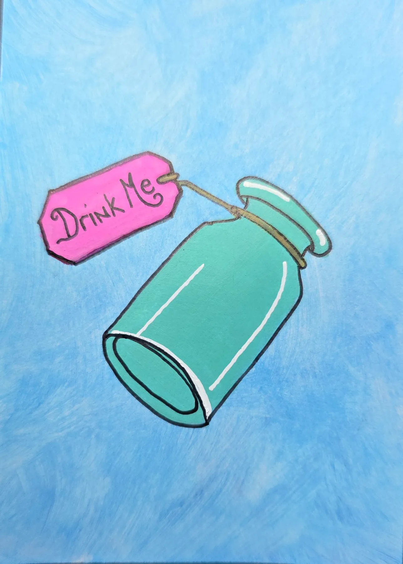 Just one sip... aceo art card