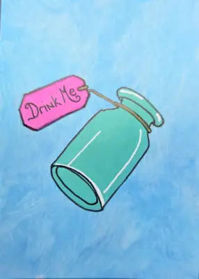 Just one sip... aceo art card thumbnail 1