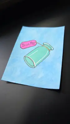 Just one sip... aceo art card thumbnail 2