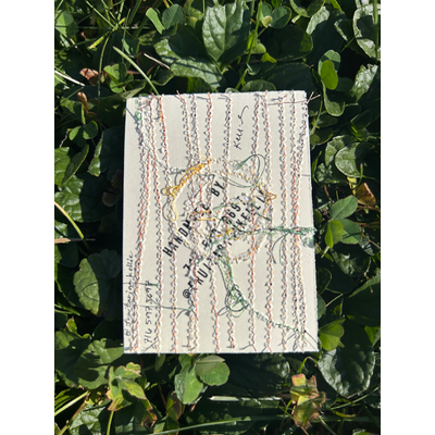 Blooming ranunculus flower aceo art card thumbnail 2