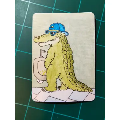 Tinkletooth Tommy aceo art card thumbnail 1