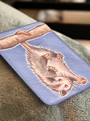 Baby Opossum aceo art card thumbnail 2